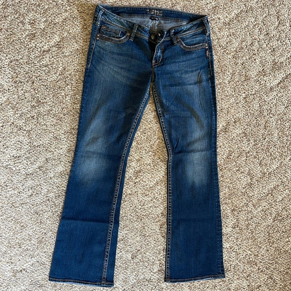 Silver Jeans Pioneer Flares W33 L33